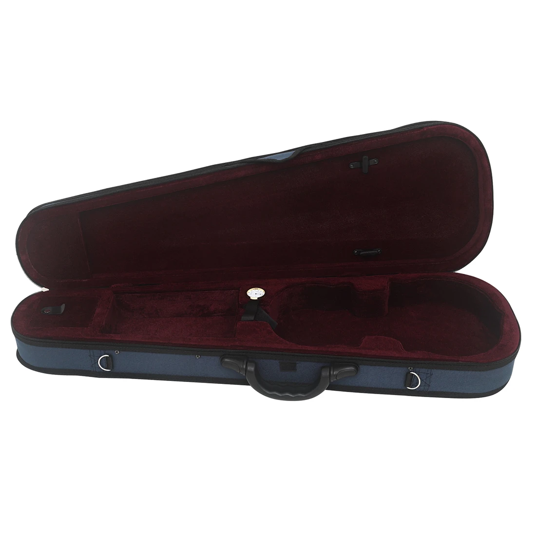 Violin Oxford Box 4/4 3/4 1/2 1/4 1/8 Violin Square Case with Hygrometer  Multicolor Triangle Box Violin Accessories