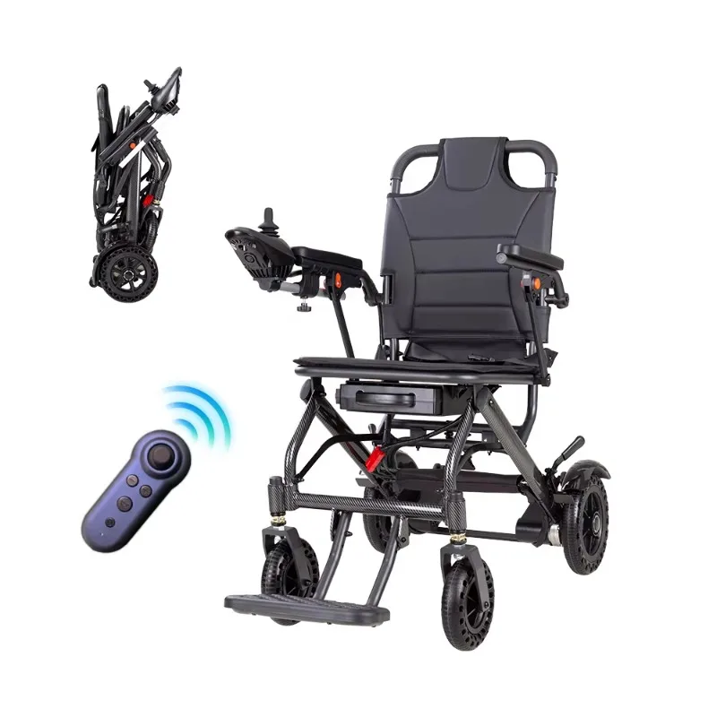 

Lightweight folding electric wheelchair for the elderly and disabled