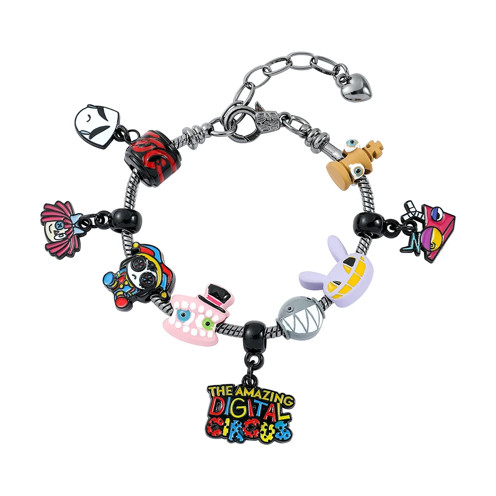 European And American Comedy Anime Magical Digital Circus Pomni Beaded DIY Bracelet Accessories