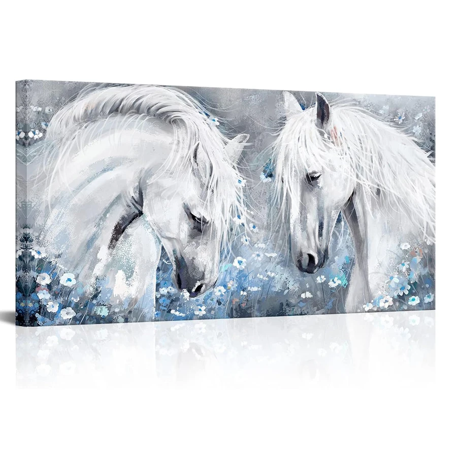 White Horse Couple …