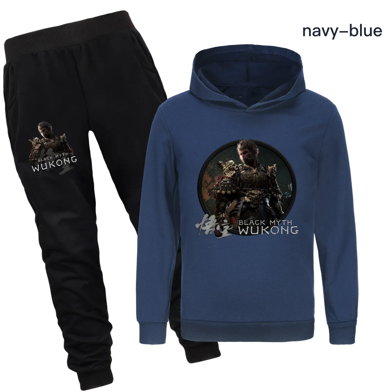 Hot Games Black Myth Wukong Teenager Boys Tracksuit Kids Cartoon Hoodies+Pants 2pcs Sets Girls Outfits Children's Clothing