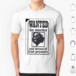 Wanted T Shirt Men Women Kids 6Xl Ira H Block Maze Long Kesh Irish Ireland Irish Republican Army Thatcher Uk England War