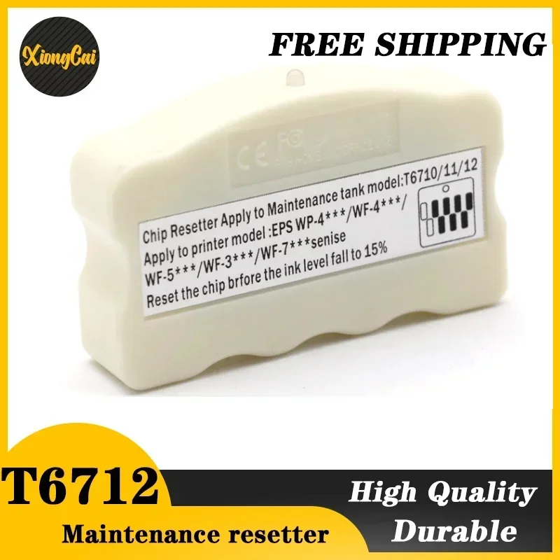 T6711 T6712 Maintenance Tank Chip Resetter For Epson WF-3640 WF-3620 WF-3720 WF-3725 WF-7710 WF-7720 WF-7715 WF-7725 Printer