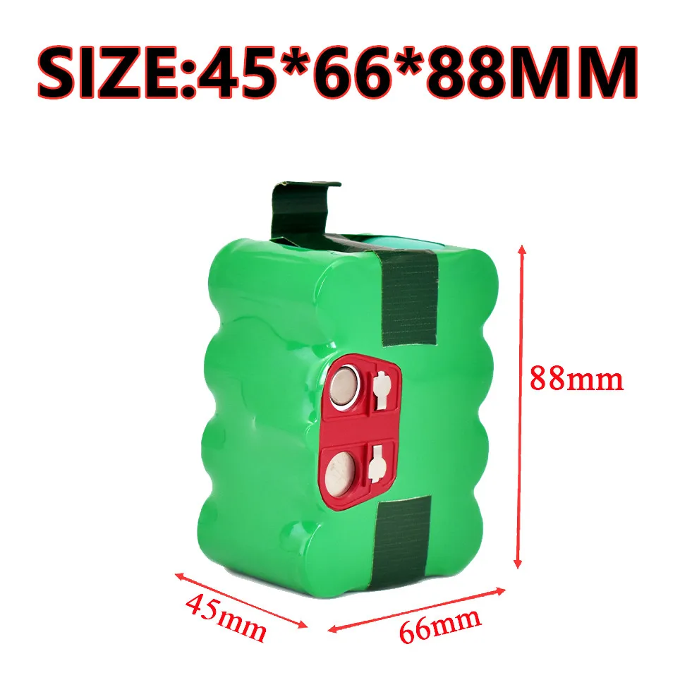 14.4V SC Ni-MH Rechargeable Battery Pack 3.8/4.8/6.8Ah Vacuum Cleaner Sweeping Robot for KV8 XR210 XR510 XR210A XR210B XR510B XR