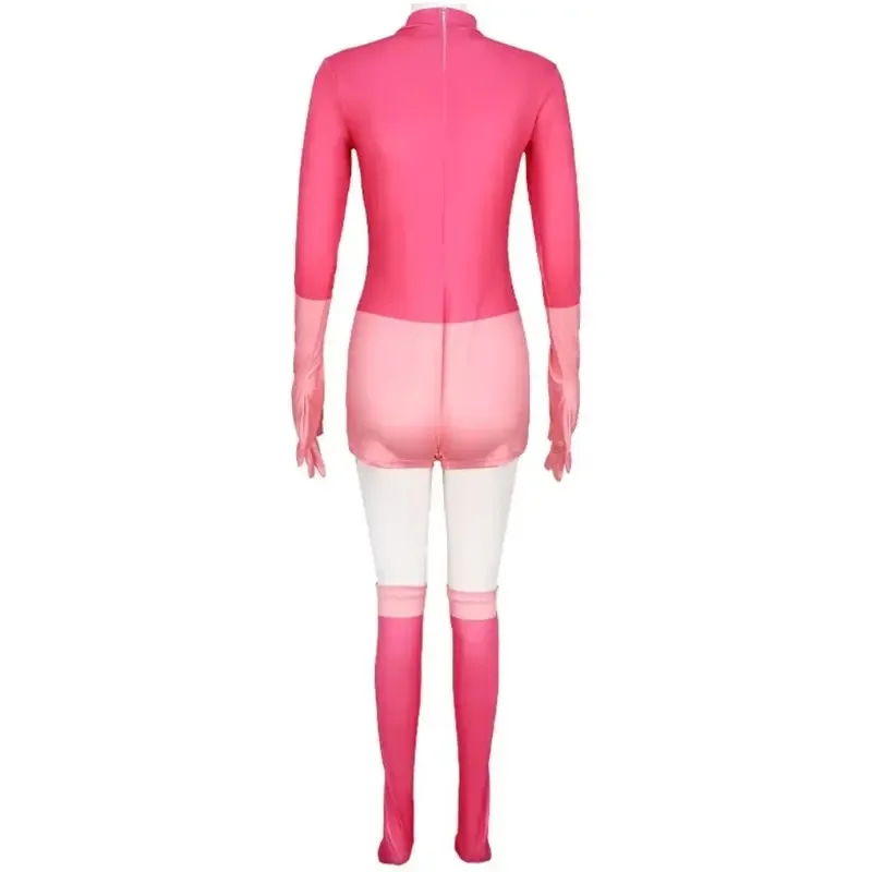 

25COSInvincible Atom Eve Косплей Костюм Комбинезон Маскировка для взрослых женщин Боди Комбинезон Плащ Одежда Хэллоуин Карнавал Су