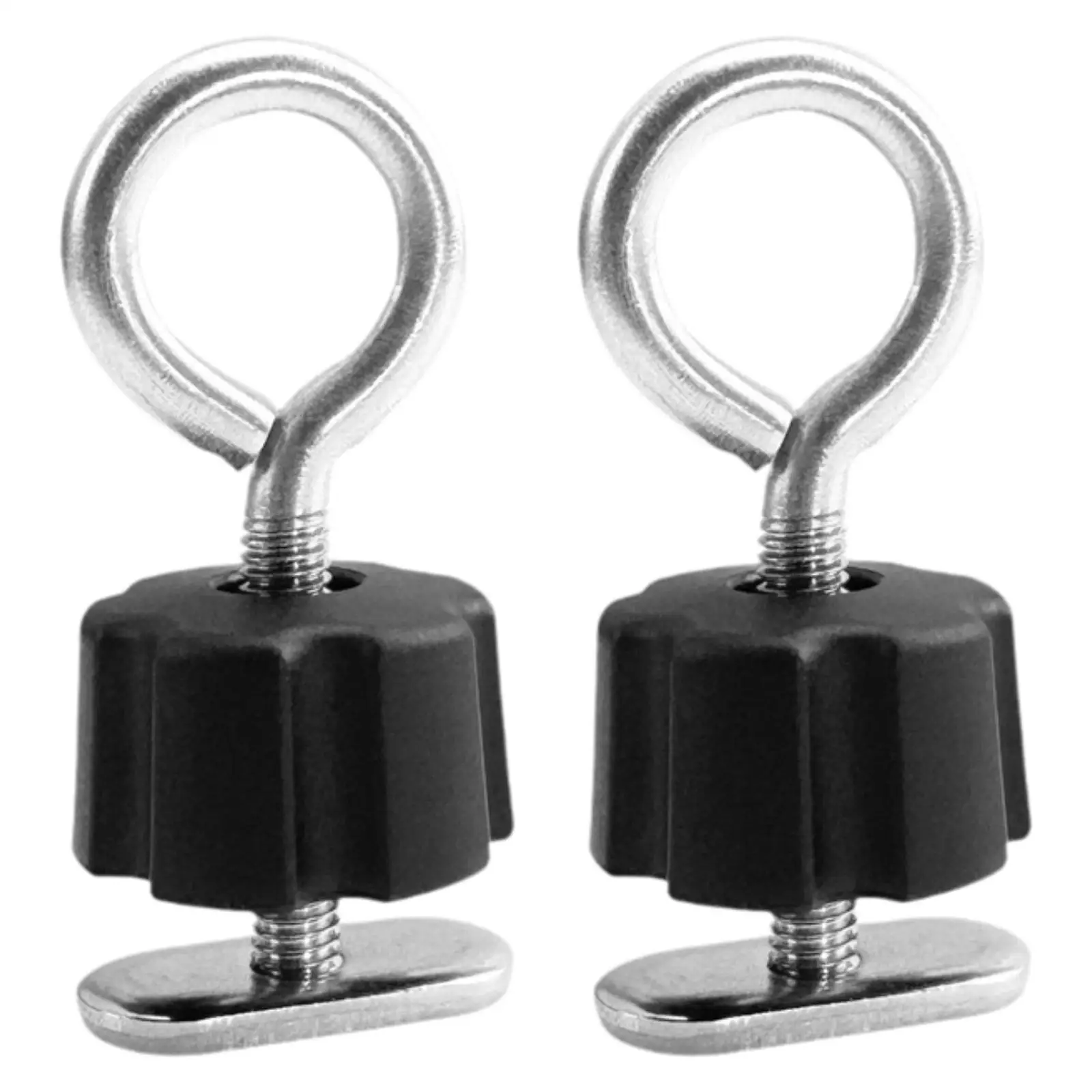 2Pcs Kayak Track Screws Nuts Kit M6 Bolt Hold Your Bungee Cord Heavy Duty Parts for Yachts Kayak Rail Sailboats Kayaking Outdoor