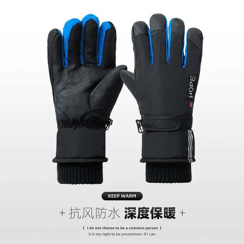 Ski Gloves Waterproof Touchscreen Snowboard Gloves, Warm Winter Snow Gloves for Cold Weather, Fits Both Men & Women