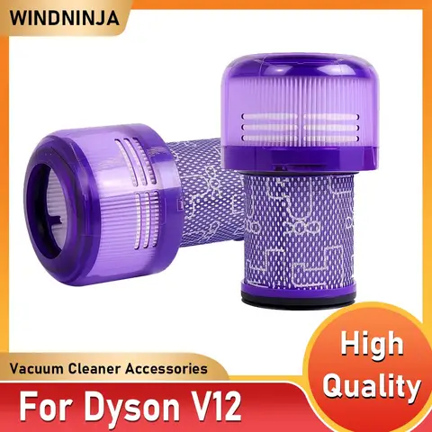 HEPA Filter For Dyson V12 Detect Slim Cordless Vacuum Cleaner Replacement Filter Accessories Washable Dust Spare Part