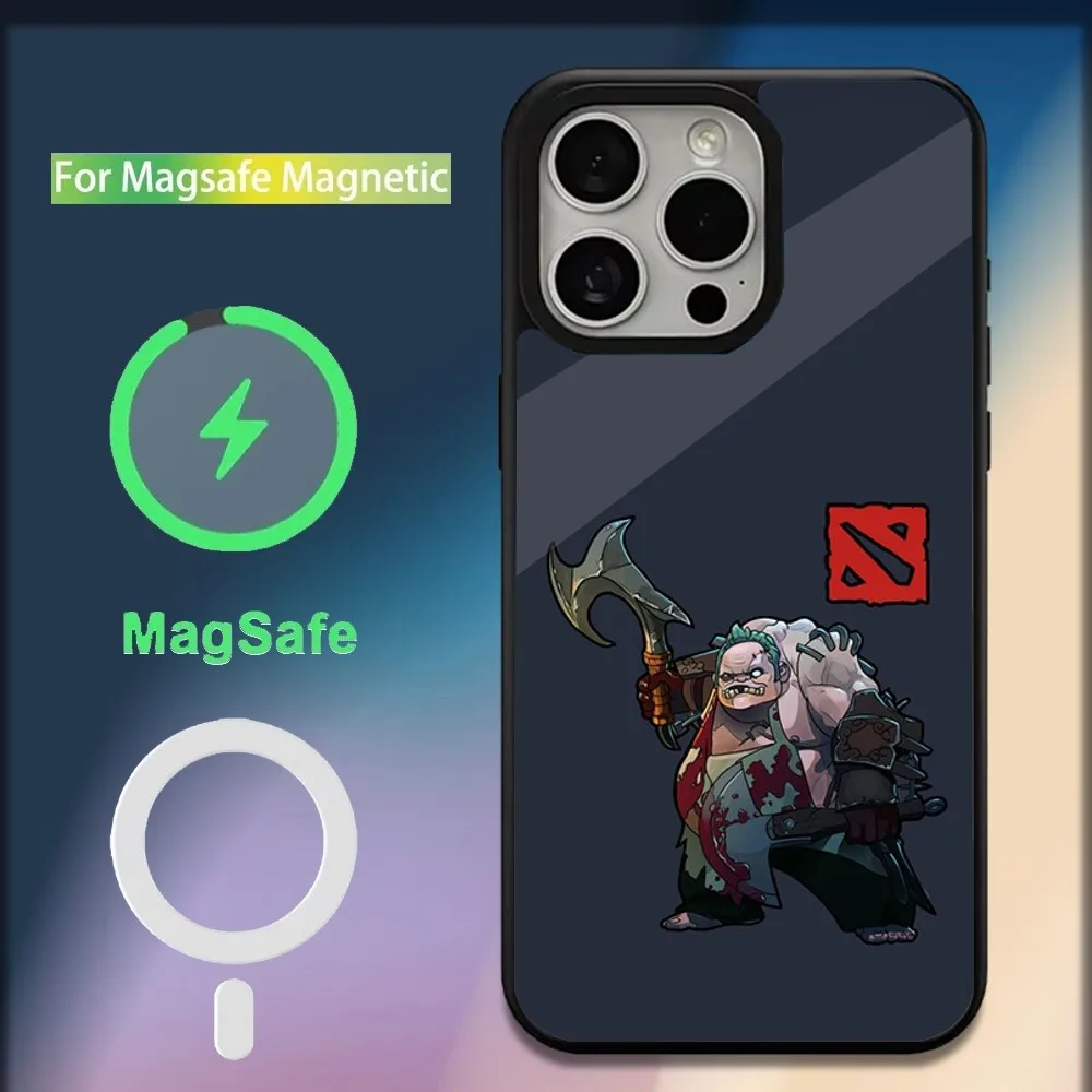 حافظة هاتف D-Dota 2 الرائعة لهاتف iPhone 16,15,14,13,12,11,Plus,Pro,Max, Mini Magsafe شحن لاسلكي مغناطيسي #6