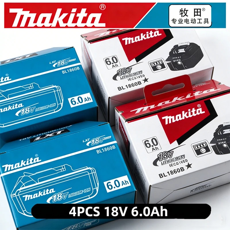 

100% Genuine 18V Makita 6.0/5.0Ah Makita Battery BL1840 BL1830B BL1850B BL1850 BL1860 BL1815 Replacement Lithium Battery