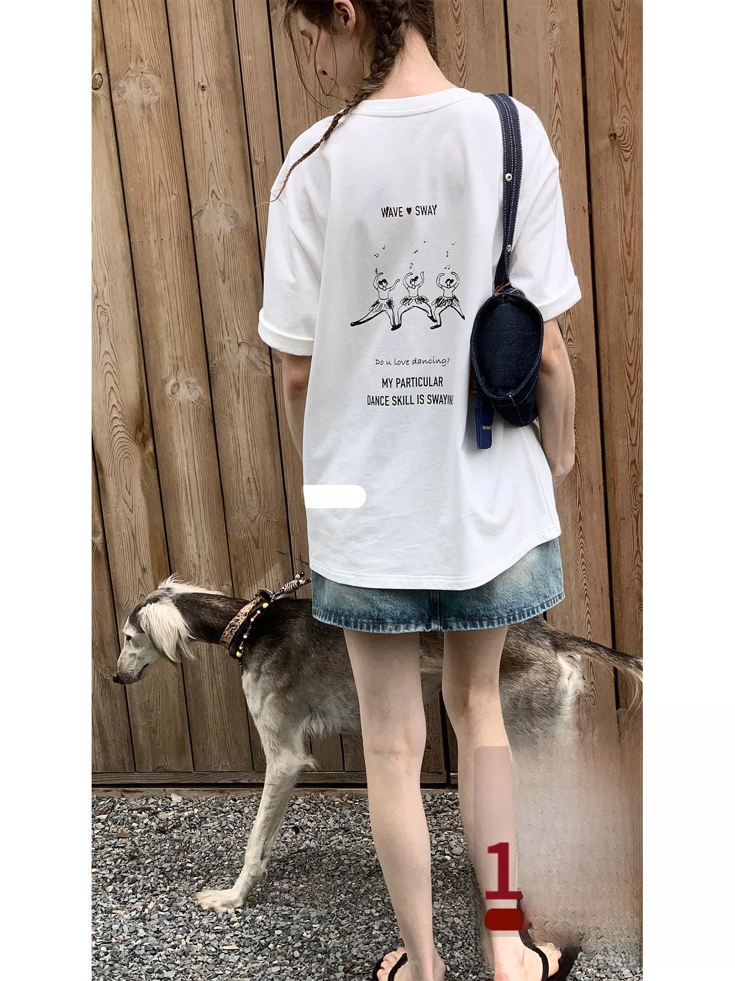 

Женская хлопковая футболка оверсайз с коротким рукавом, с принтом, повседневная, удобная, в британском стиле, с круглым вырезом, стандартного кроя, для осеннего сезона