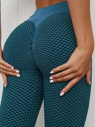 SVOKOR-mallas deportivas de lunares para Mujer, Leggings de cintura alta con realce, pantalones de entrenamiento sin costuras, informales de poliéster