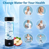 Bouteille Générateur d'Eau Hydrogénée Portable Rechargeable, Tasse Ioniseur d'Eau Alcaline Électrique, Gobelet de Soin Santé Riche en Hydrogène 5