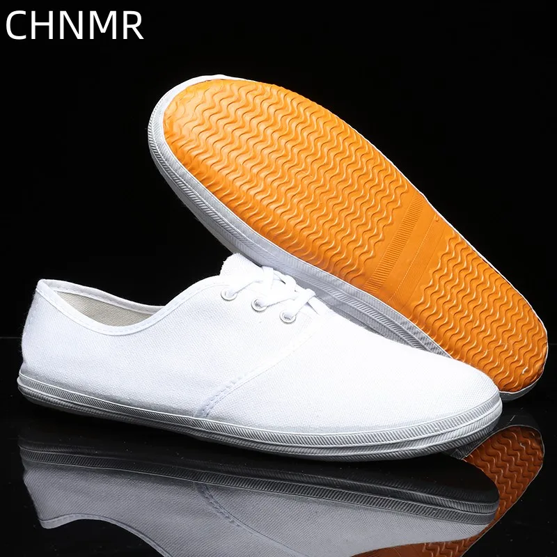 Small White Shoes Military Training Casual Shoes Round Head Wear-resistant Light Thick Bottom Outdoor Tide All-match Breathable