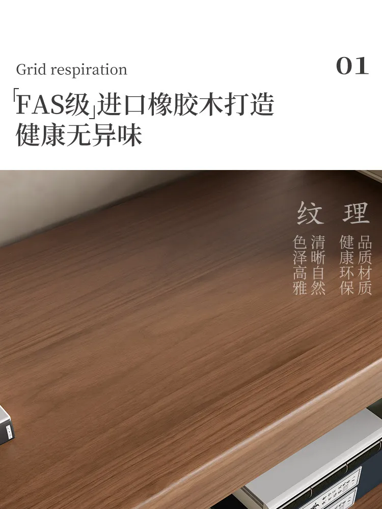 Solid wood new Chinese tea room display cabinet, Duobao Pavilion rack, tea shelf display