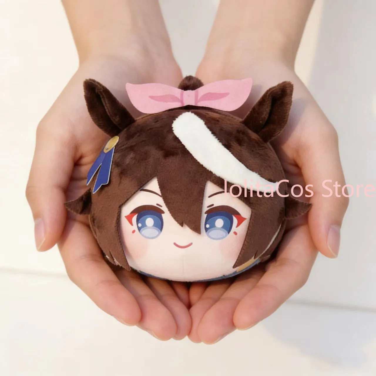 Uma Musume Oguri Cap Tokai Teio Tamamo Cross Special Week Plush Doll Cotton Ball Keychain Anime Bag Charm Pendant Cosplay Gift - view 4