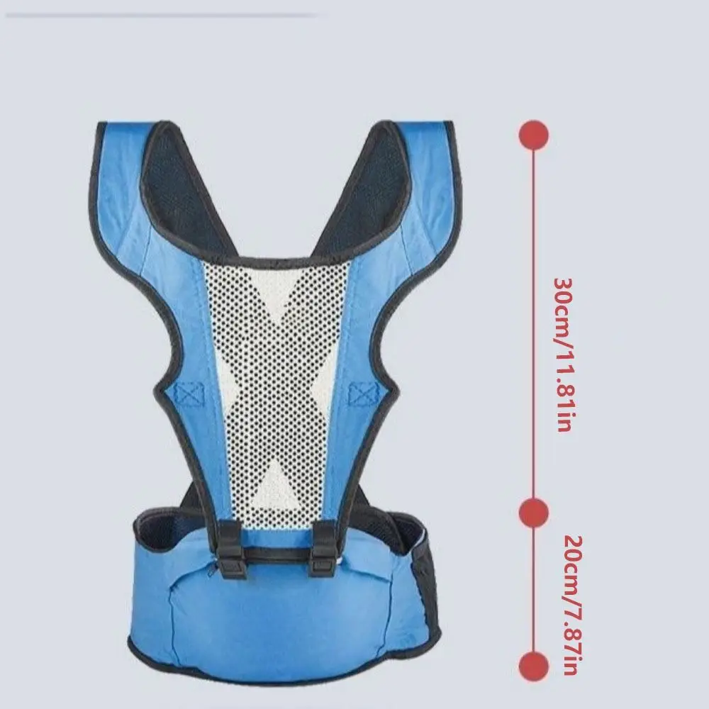 Swaddle envoltório portador de bebê mochila tecido respirável confortável fezes de cintura do bebê alças ajustáveis mãos-livres