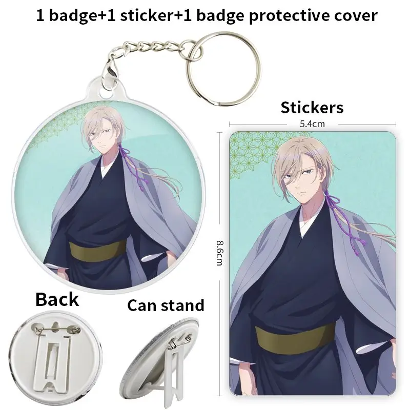 Saimori Miyo Kudou Kiyoka Game Anime Character Badge Brooch anchor Peripherals Pin Customize PersonalizedFashion Accessories DIY