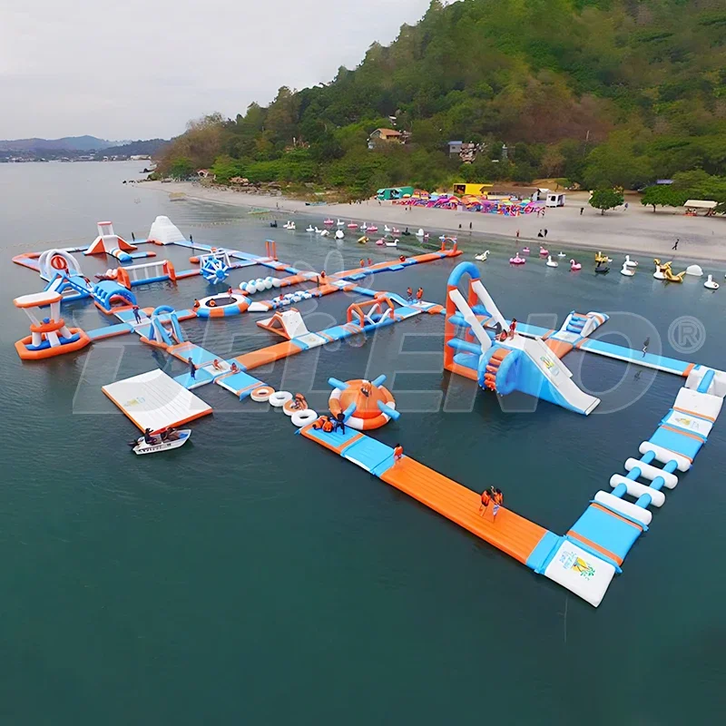 Ocean Inflatable Floating Water Playground, Mega Inflatable Waterpark Prices, Inflatable Water Sport Games