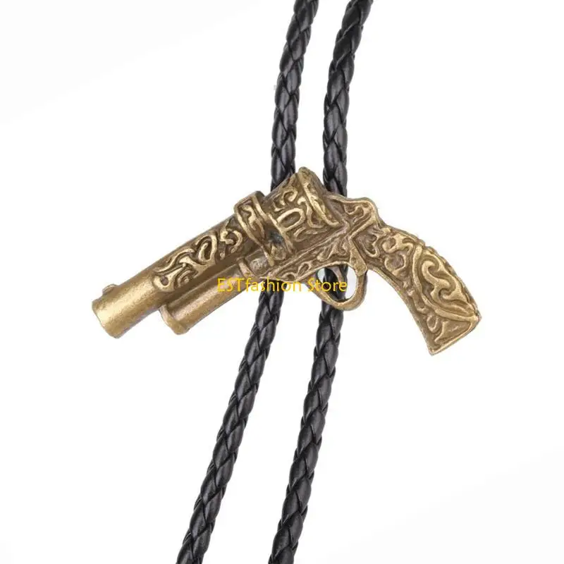 y5gc-western-cowboy-relief-guns-buckle-bolo-tie-for-men-teens-shirt-sweater-decors