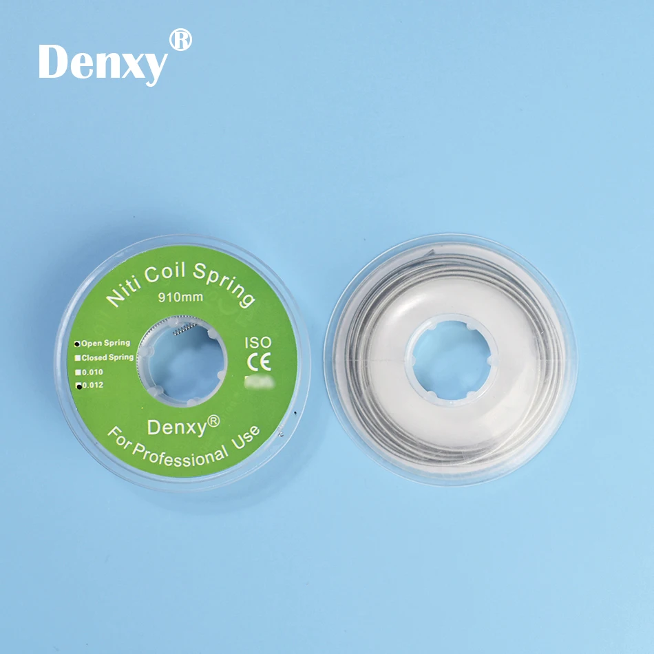 DENXY 2 Rollen/Set Kieferorthopädische Niti-Spiralfedern, offene und geschlossene Federn, Bogen-Draht, Dentalmaterial für Zahnärzte, Brackets und Zahnspangen – Detail 6