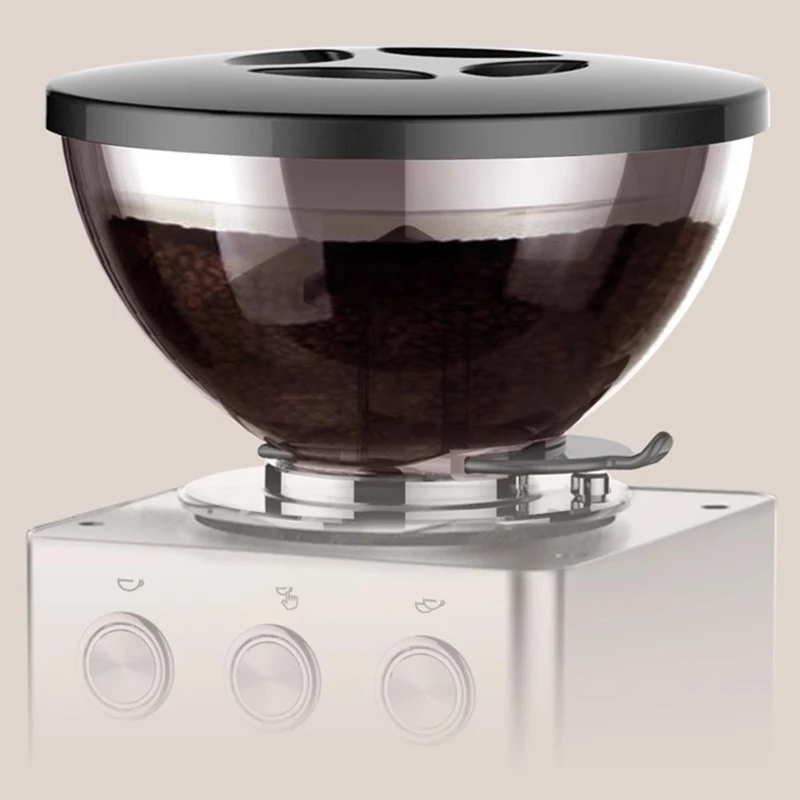 CRM9015 Electric Automatic Coffee Bean Grinder, Italian‑Style Fresh Ground Coffee Mill with Quantitative Dosing Function