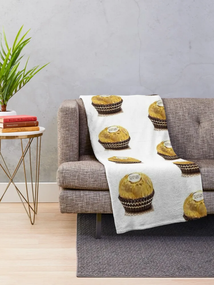 Ferrero Rocher 2 Throw Blanket Fashion Sofa Blankets Blankets For Sofas Heavy Blanket Furry Blanket