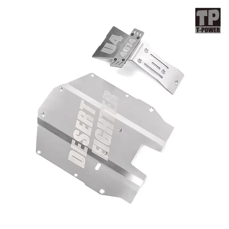 

FMS 4074 1/7 10702 Короткая защитная пластина для карт Металлическая броня Броня шасси