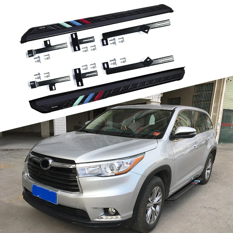 In stock SUV refitting part doorstep running board side step for TOYOTA HIGHLANDER 2013