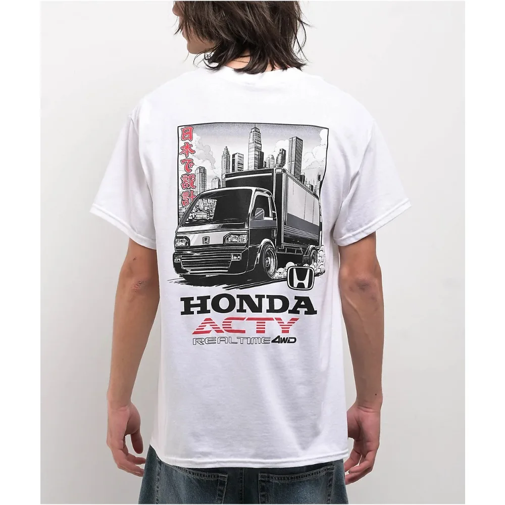 Honda Herren- und Damen-T-Shirt Honda Acty Sommer Neues Motorrad-Sport-T-Shirt Racing Kurzarm-Frühlings-Radsport-Offroad-Top