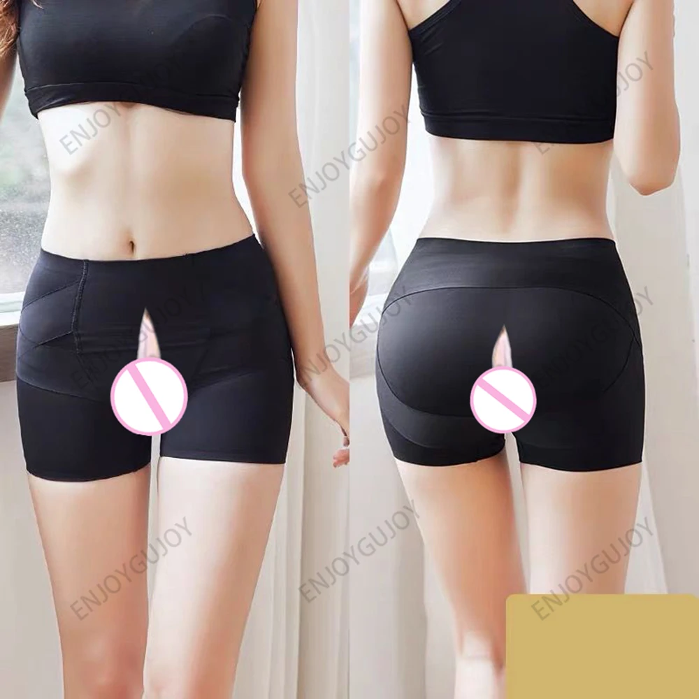 

Ms Flat Angle Pants, Invisible Open Crotch for Outdoor Sex, Buttocks Lifting Shorts, Tightening Pants, Shaping Buttocks