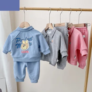 Bear Print Baby Tracksuit 1