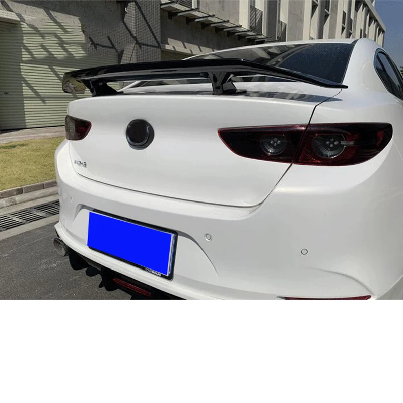 FOR Universal Car Spoiler Wing Japanese Auto Mazda 3 Mazda 6 Civic Accord ABS Plastic Trunk Sedan Tail FIN Glue to install 1990+