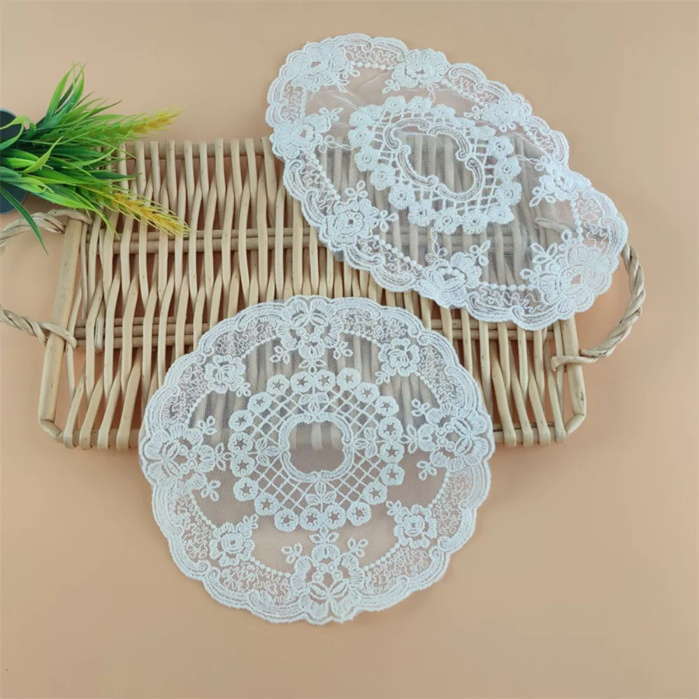 Napkin Lace Embroidered Coaster Kitchen Accessories Party Wedding Home Decorations Table Cover French Style Anti-scald