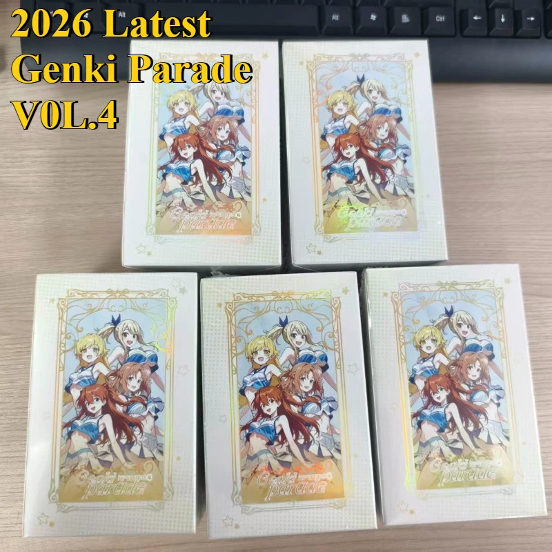 2026 Latest Genki Parade Vol 4 Goddess Cheer Squad Waifu Card Super Sexy Private Anime Collection Card Toy Gift