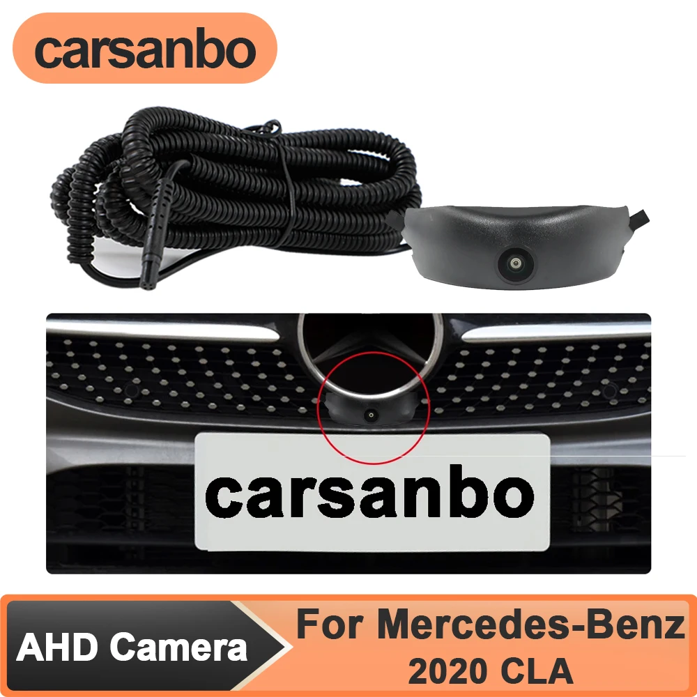 Carsanbo AHD 1080P Front View OEM Camera for Mercedes-Benz CLA 2020 Car Night Vision Fisheye 150° Lens Parking Monitoring System