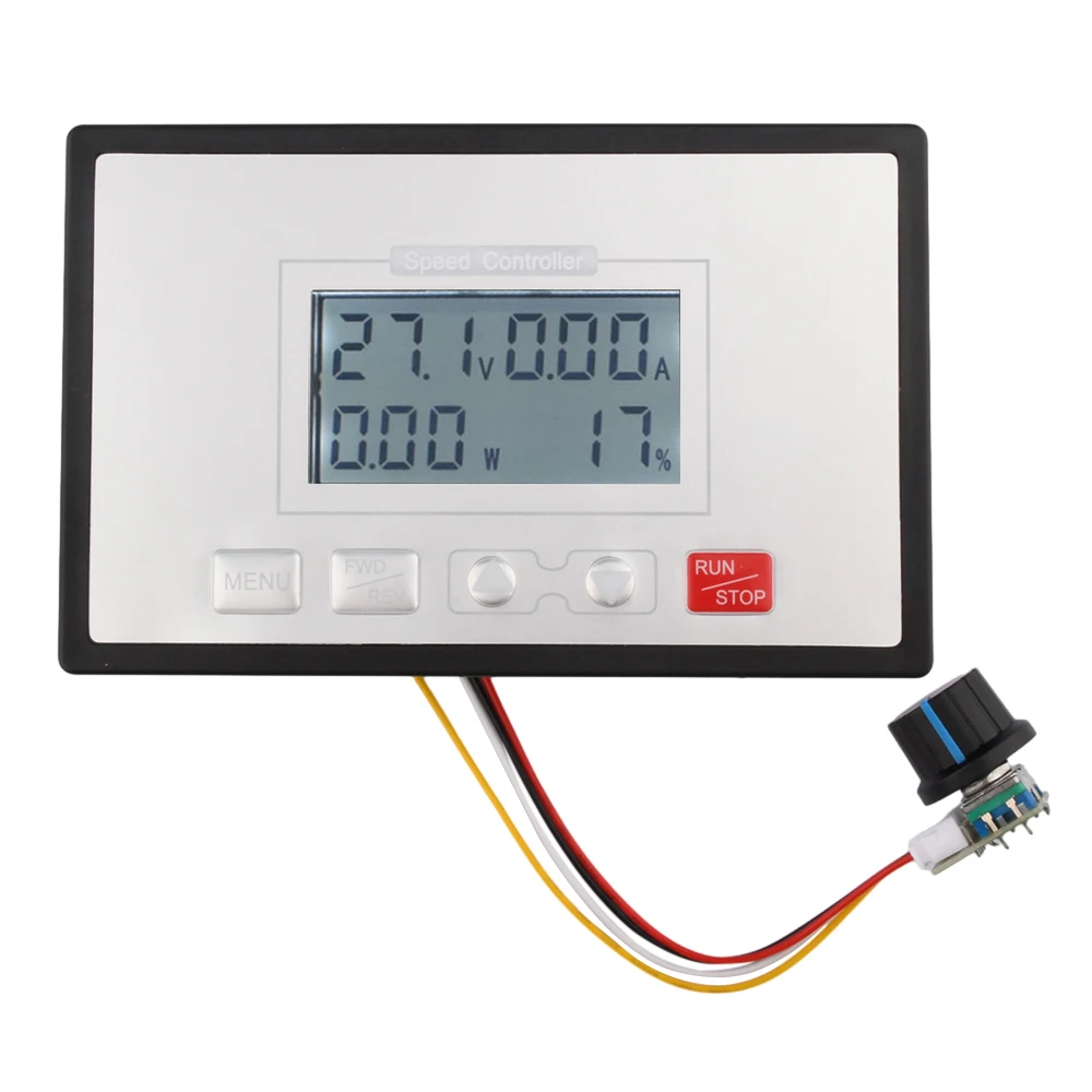 

12V 24V 36V 48V 40A Intelligent DC Motor Governor Forward and Reverse Locked Rotor Protector Smart Digital Display PWM Control