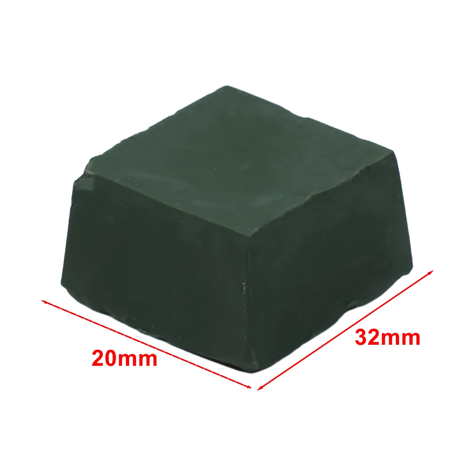 1Pc Green Polishing Paste Alumina Fine Abrasive Green Buff Polishing Compound For Fabric Linen Leather Strop Polishing Buffing