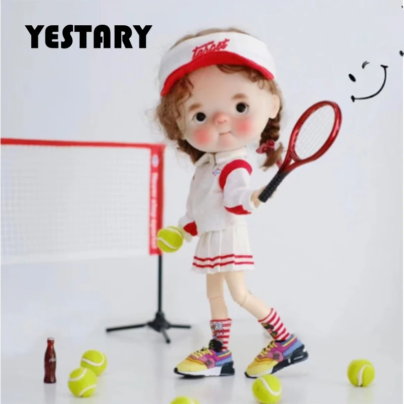 

YESTARY BJD Doll Clothes Accessories Tennis Suit Set For Qbaby Blythe Ob22 Ob24 Dolls Fashion Handmade Sportswear Blythe Clothes