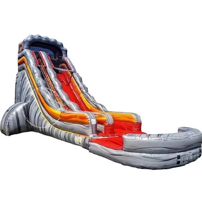 Hot Sale Dual Inflatable Water Slide Double lane Inflatable Water Slide with Detachable Pool for Sale