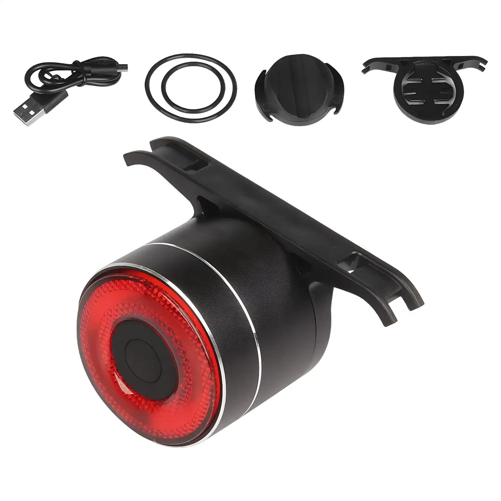 Тормозной фонарь для велосипеда, умный велосипедный светильник с датчиком заднего хода, велосипедная лампа с датчиком тормоза для езды на горной дороге, ежедневных поездок на работу, кемпинга