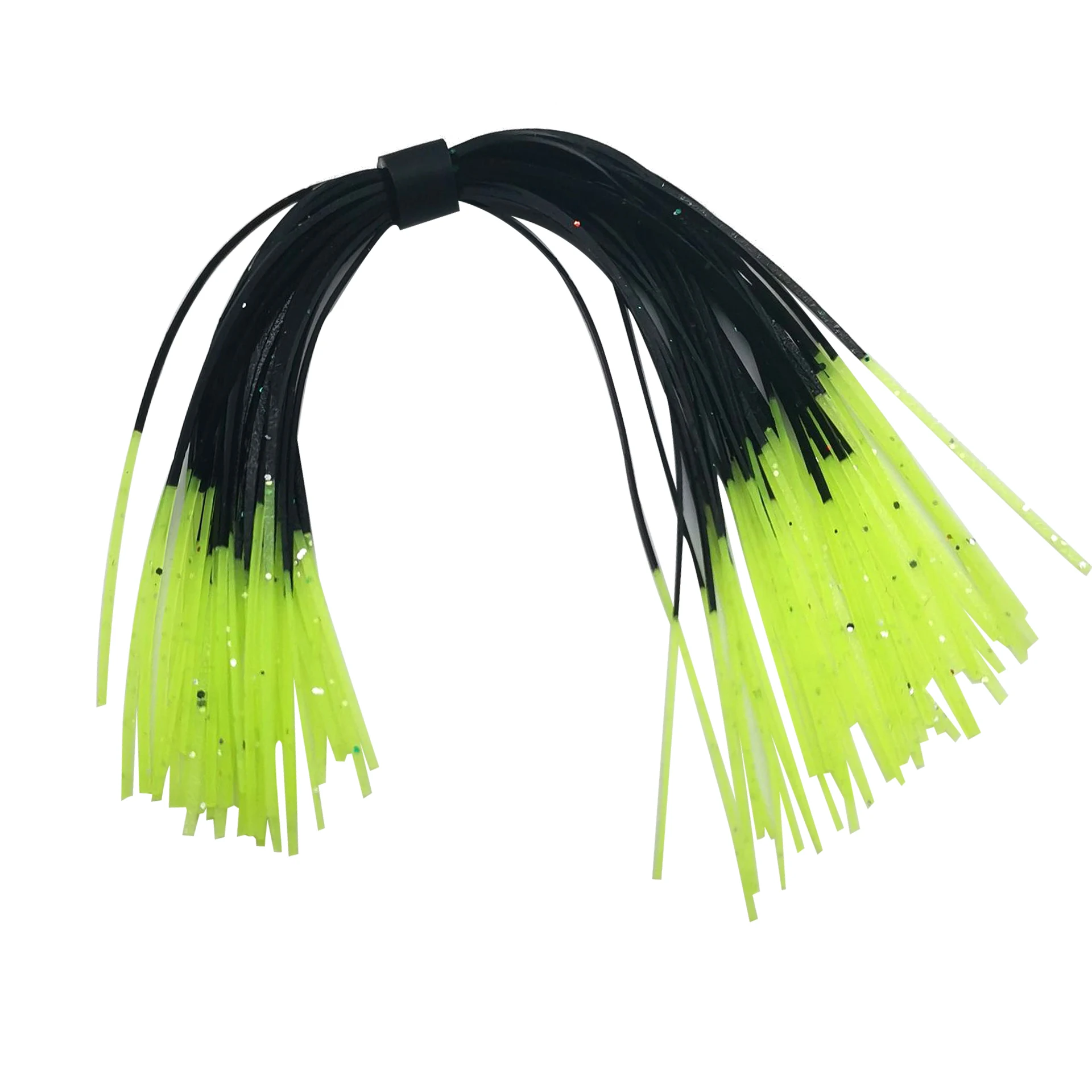 5 bundles/lot 44 strands Silicone skirt Rubber skirt fishing lure fishing accessories Flashabou Holographic Tinsel Crystal Flash