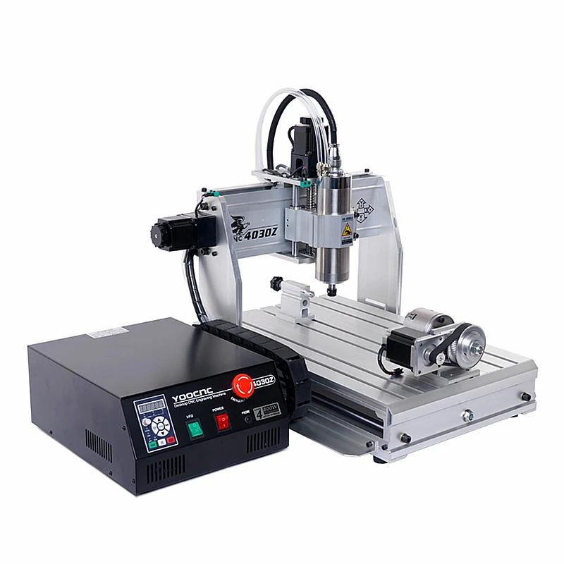 LY 4030Z CNC Router Linear Guide Rail 4axis 3axis Engraving Cutting Machine 1500W 800W Engraver for Wood Carving Milling Marking