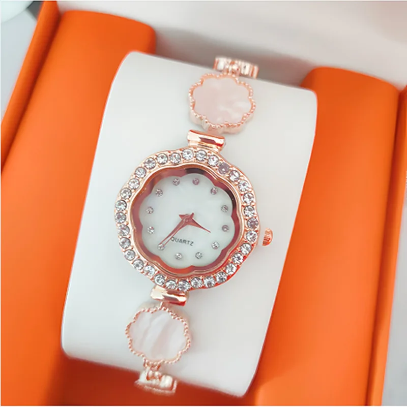 Floral Women\'s Watches Luxury Quartz Wristwatches Simple Watches Casual Girls Bracelet Clock Gift Ladies Watch Reloj Para Mujer