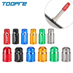 2pcs Mountain Road Bicycle Presta Valve Cap Schrader Valve Cap Dust Cover Aluminium Alloy For Scooter Car French American Valve