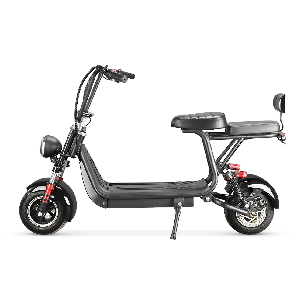China Cheap Customized Citycoco 48V 20Ah 1000W Dual-Wheel Adult Electric Scooter Motorcycle 35km/h Max Speed view 4