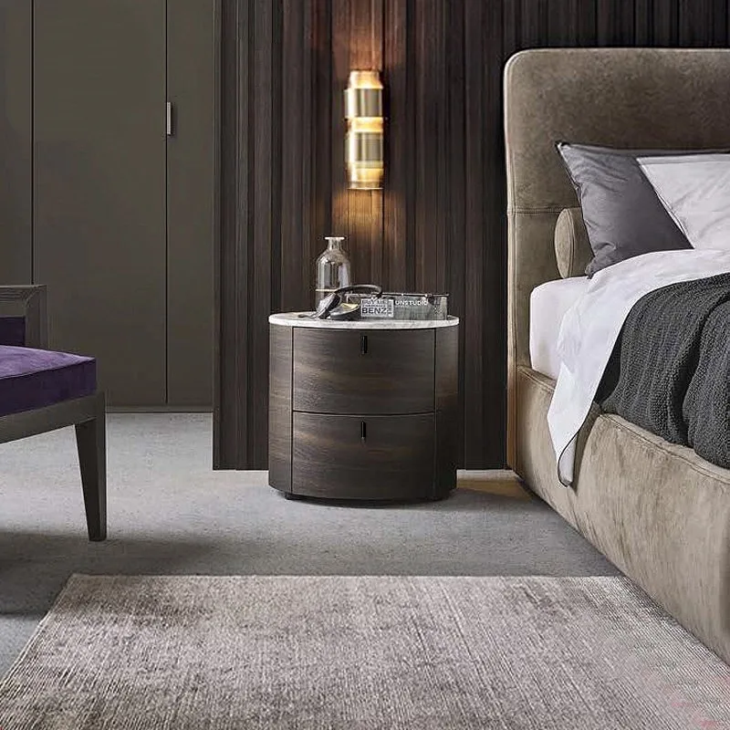 

Decoration Cheap Bedside Table Designer Drawers Space Saving Bedside Table Unique Modern Nordic Nachttisch Furniture For Home