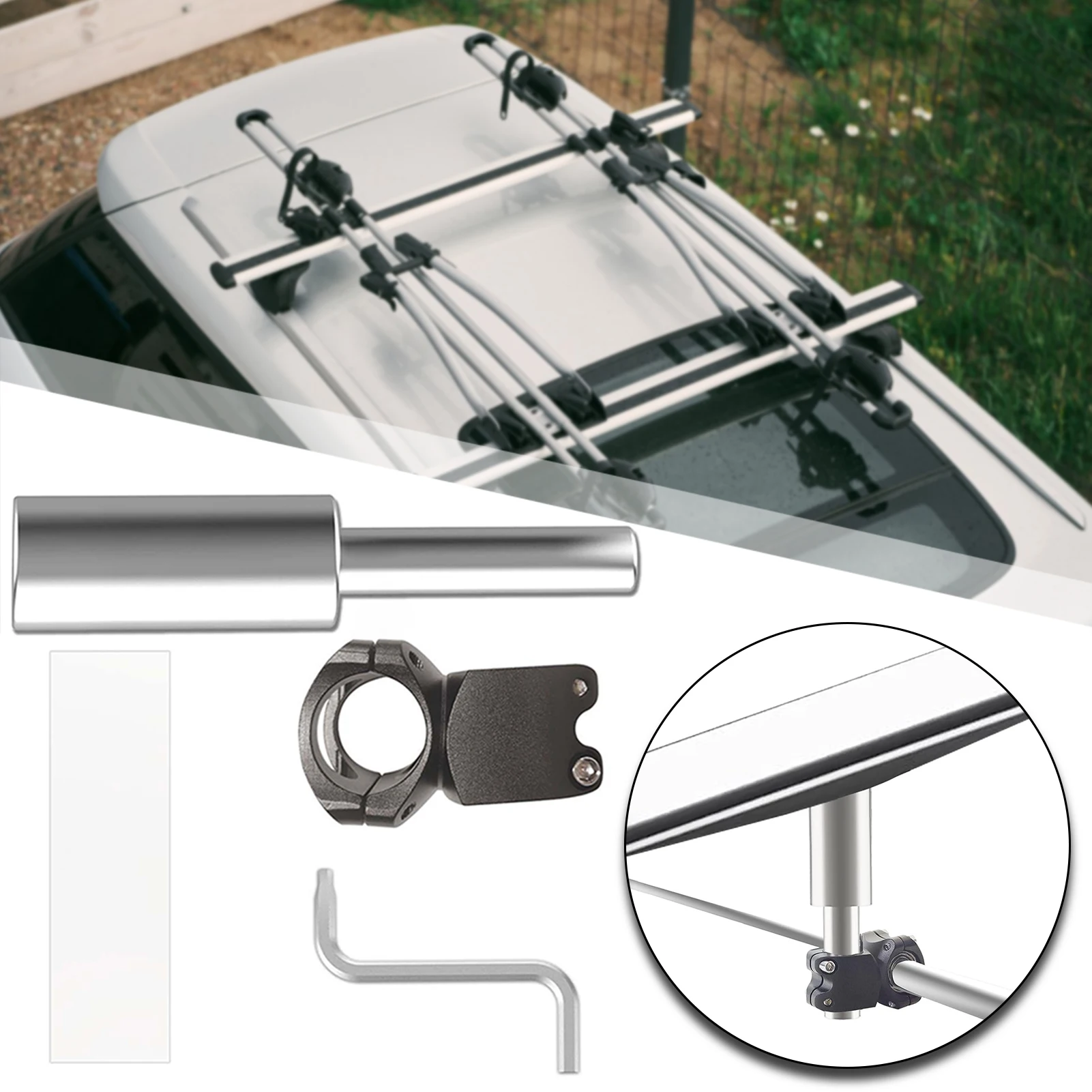 For Starlink Mini Camper Roof Railing Mount Universal Clamp Bracket RV Ladder and Roof Rack Mount for Starlink Mini Accessories