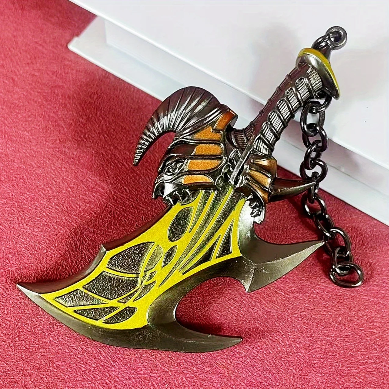 4inch God of War Katana Sword Anime Metal Kratos Athena Blade Olympus Ghost Leviathan Chaos Real Size Japanese Katana Sabre Toy