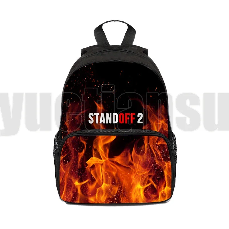 3D Anime Sac A Dos 12/16Inch Standoff 2 Backpacks Children Mochila Cartoon School Bags Girls Boys Shooting War Game Travel Bags